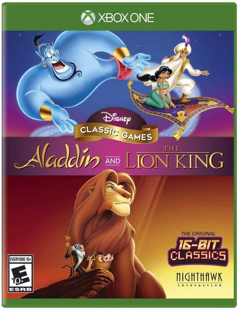 Disney Classic Games: Aladdin And The Lion King box art