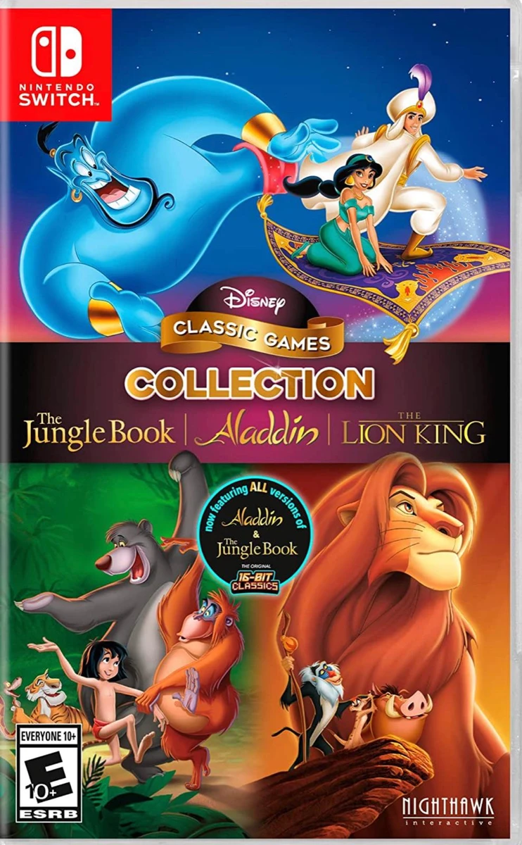 Disney Classic Games Collection: The Jungle Book, Aladdin, & The Lion King box art