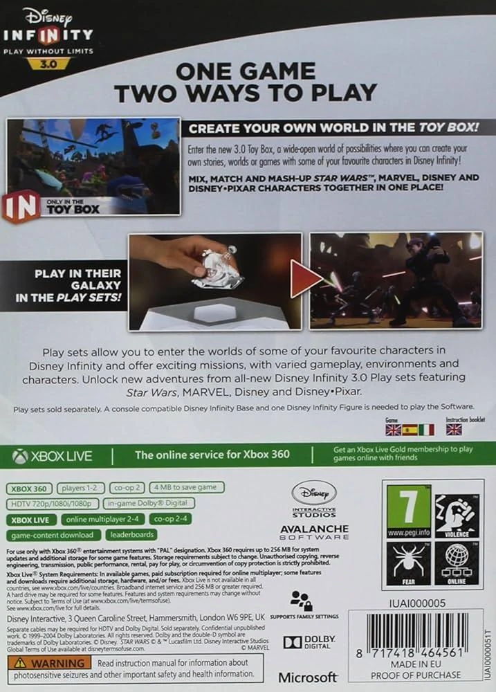 Disney Infinity 3.0 box art