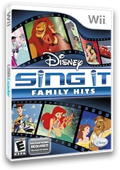 Disney Sing It: Family Hits box art