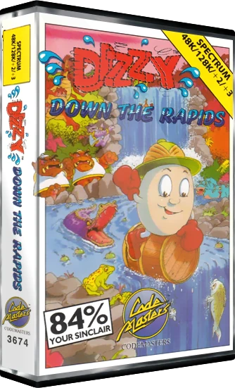 Dizzy Down the Rapids box art