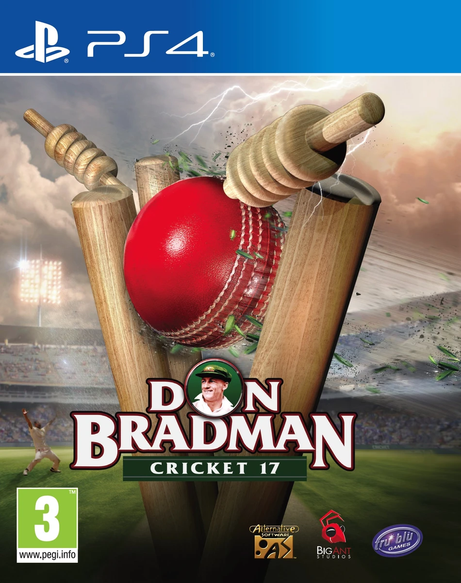 Don Bradman Cricket 17 box art