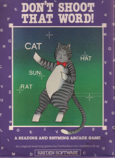 Don'T Shoot That Word box art