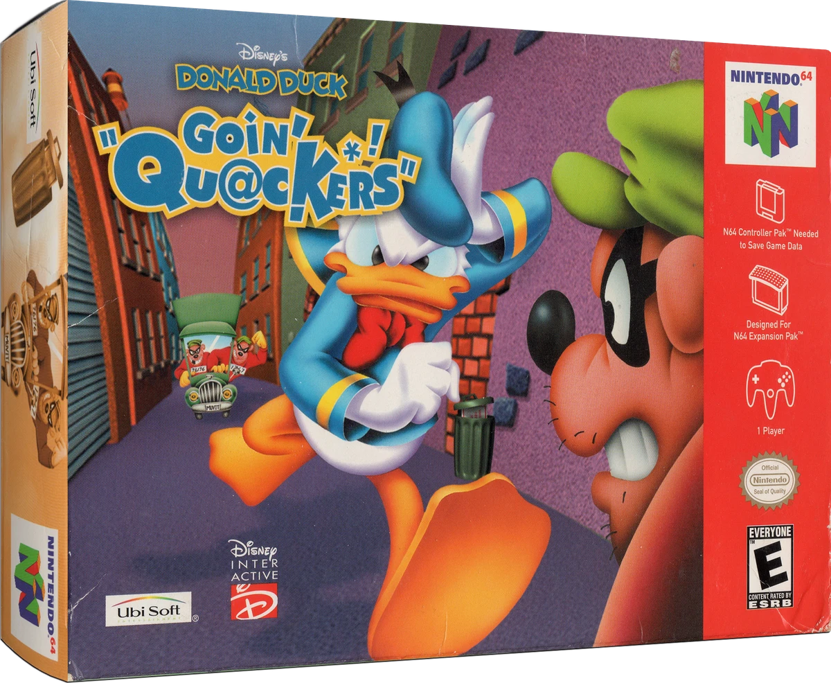 Donald Duck Quack Attack box art