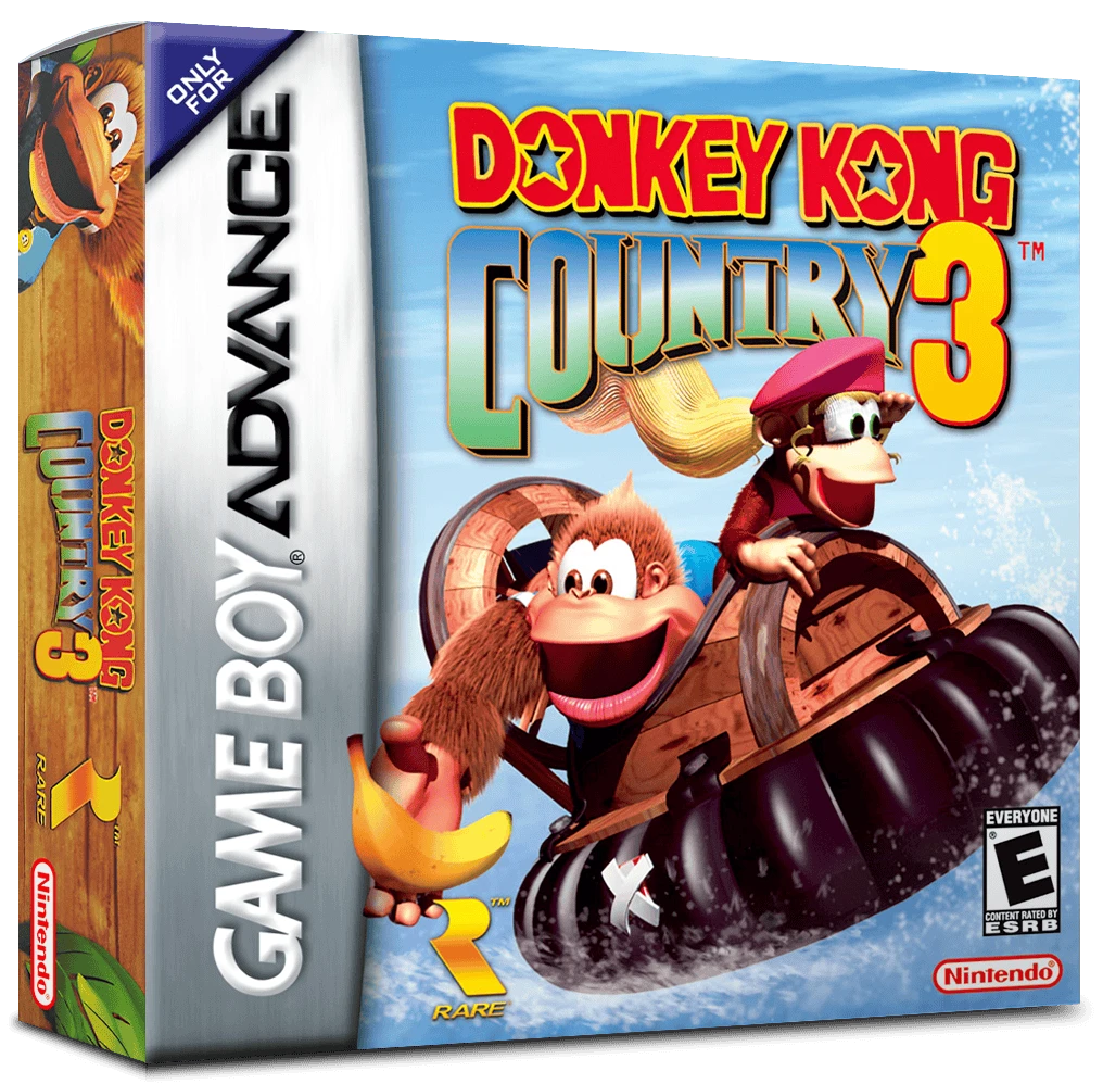 Donkey Kong Country 3 box art