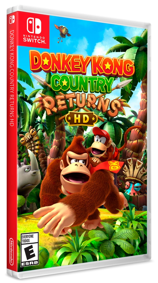 Donkey Kong Country Returns HD box art