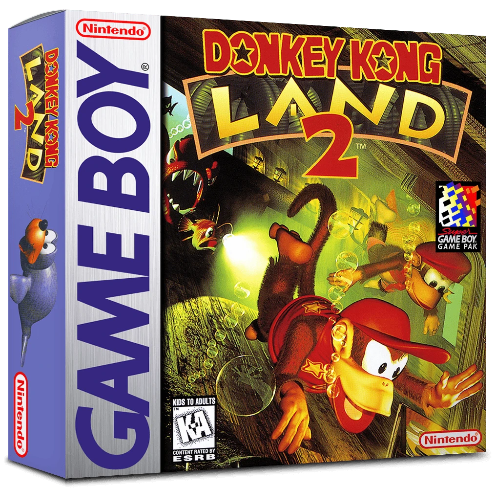 Donkey Kong Land 2 box art
