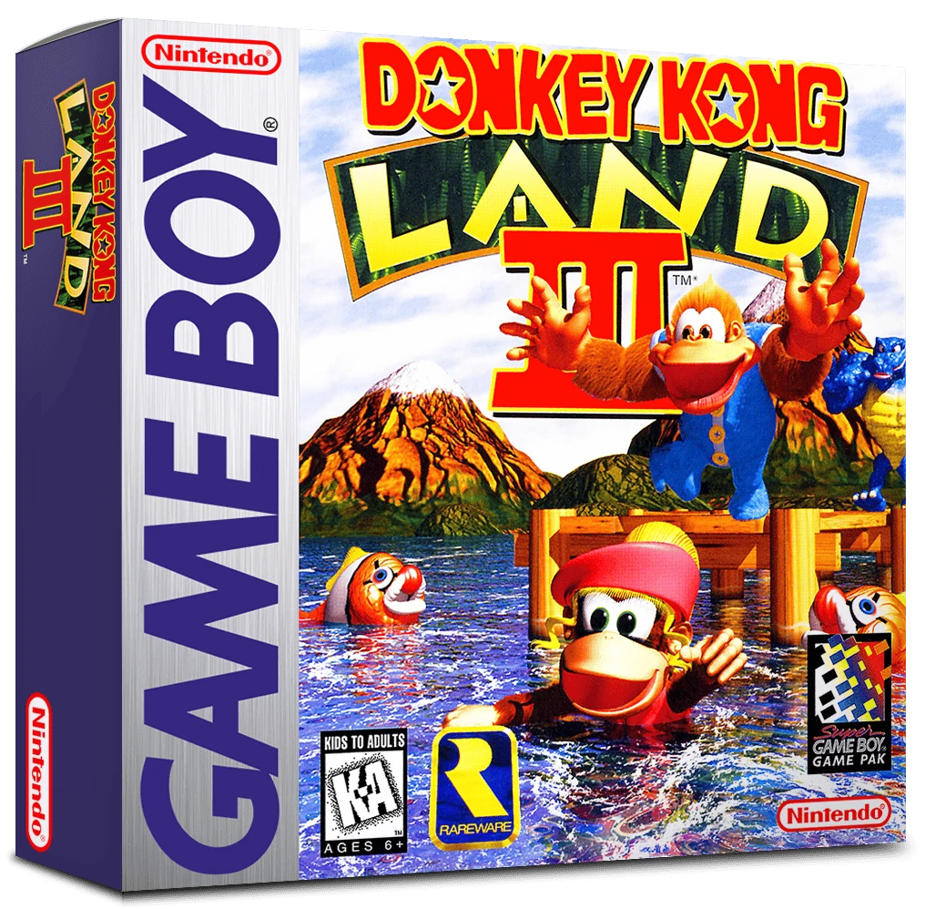 Donkey Kong Land III box art