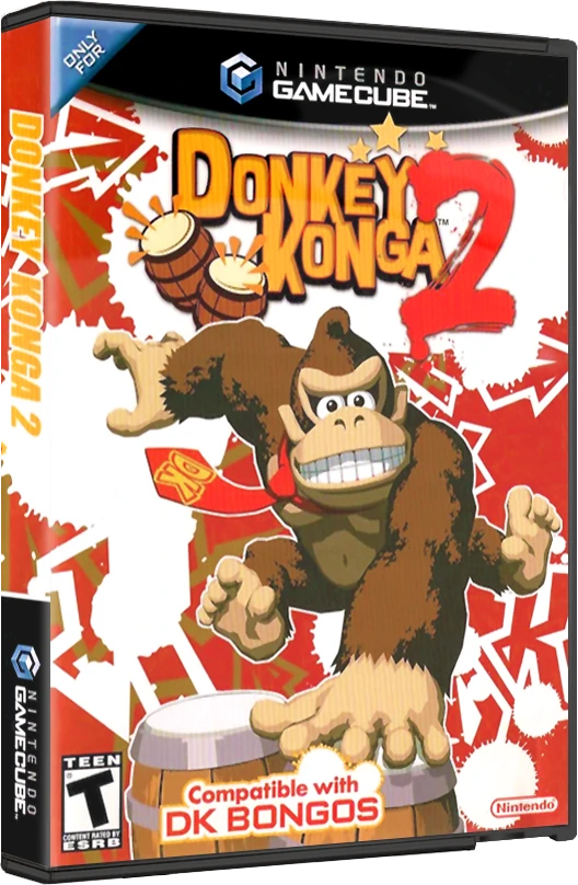 Donkey Konga 2 box art