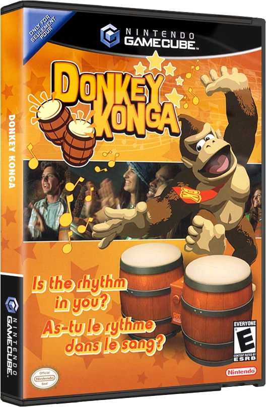Donkey Konga box art