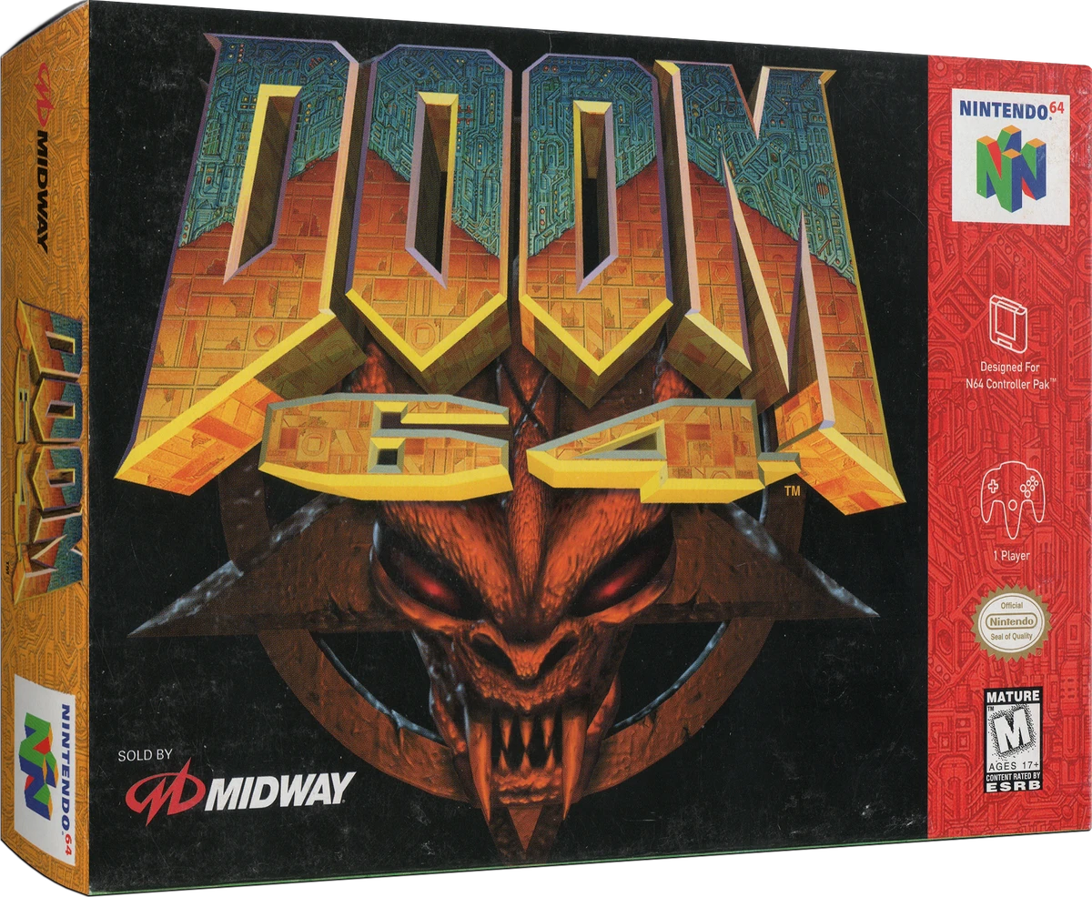 Doom 64 box art