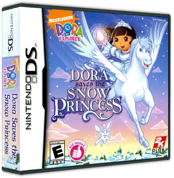 Dora the Explorer Dora Saves the Snow Princess box art
