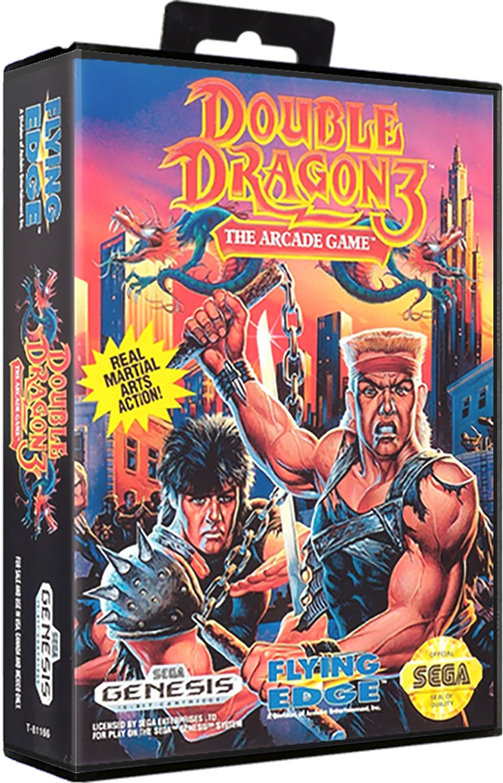 Double Dragon III The Arcade Game box art