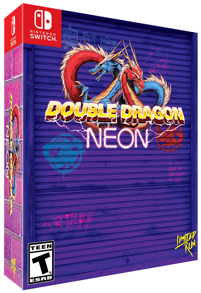 Double Dragon Neon box art