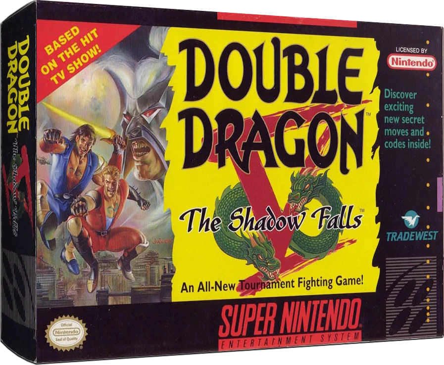 Double Dragon V The Shadow Falls box art