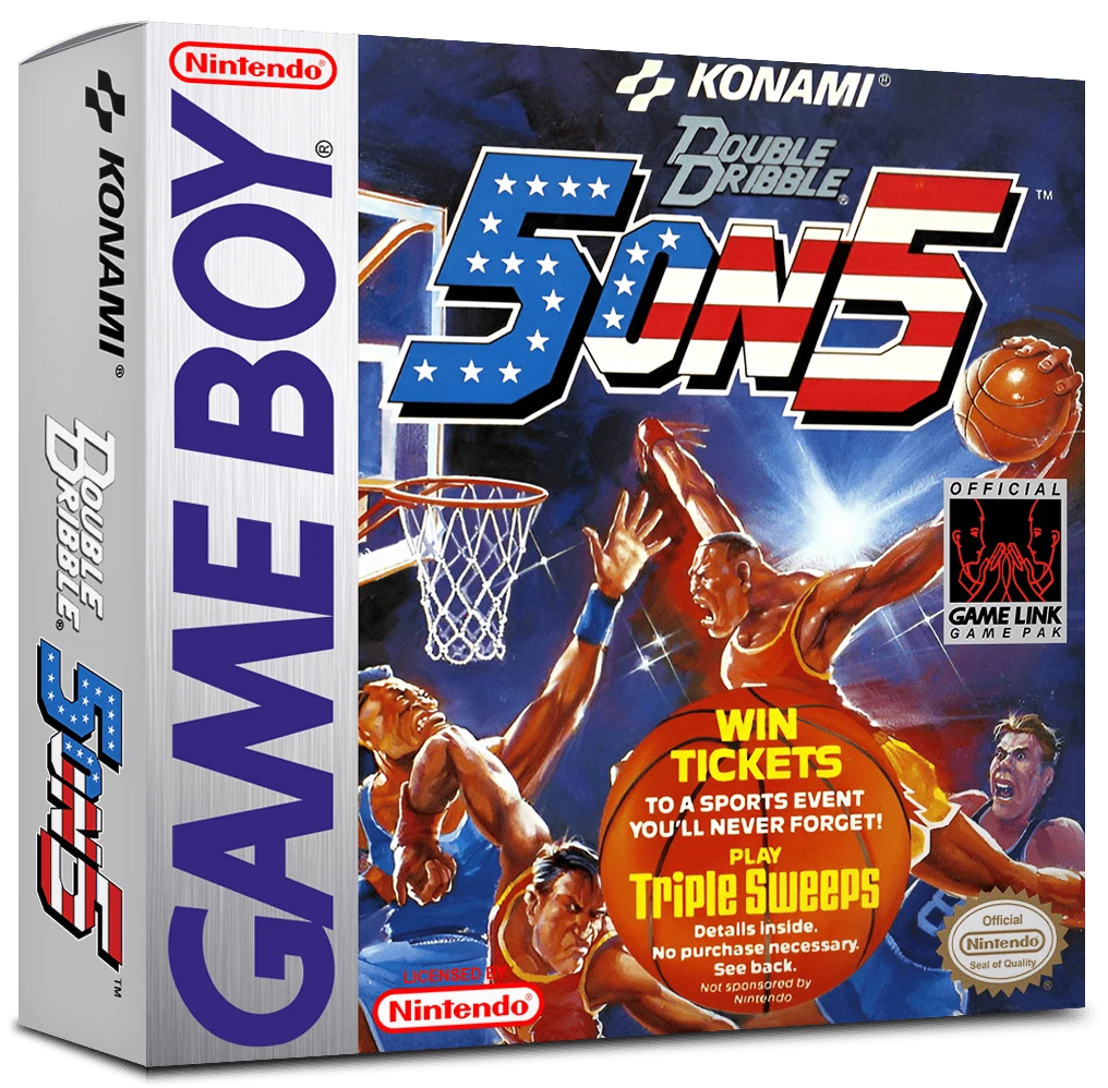 Double Dribble 5 on 5 box art