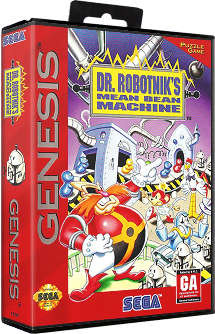 Dr. Robotnik's Mean Bean Machine box art