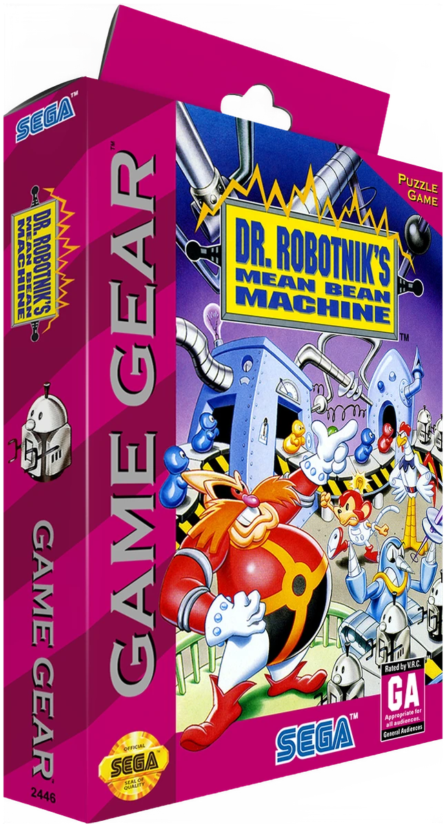 Dr Robotnik's Mean Bean Machine box art