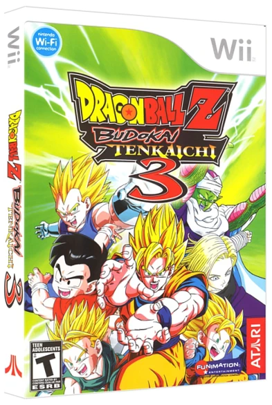 Dragon Ball Z Budokai Tenkaichi 3 box art