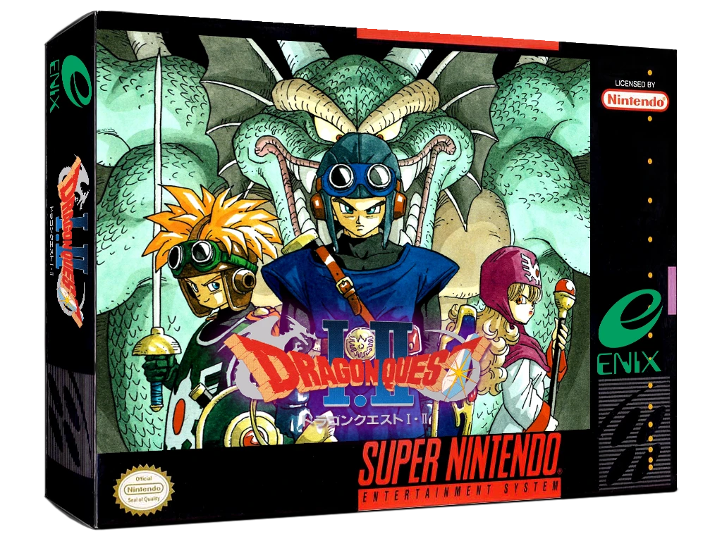 Dragon Quest I & II box art