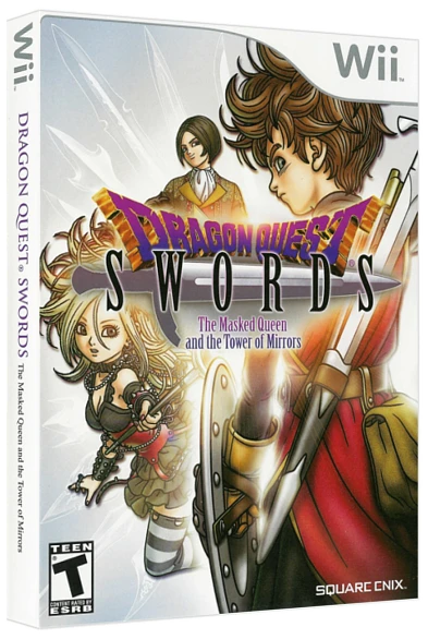 Dragon Quest Swords The Masked Queen and the Tower of Mirrors box art