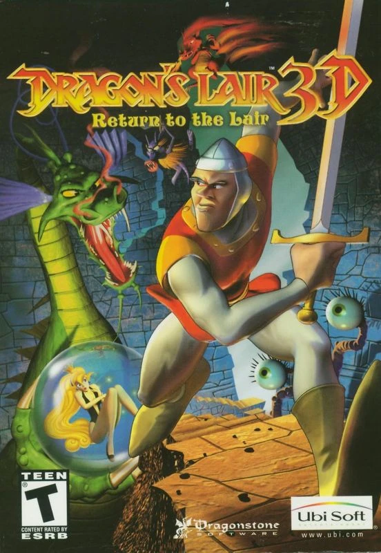 Dragon's Lair 3D box art