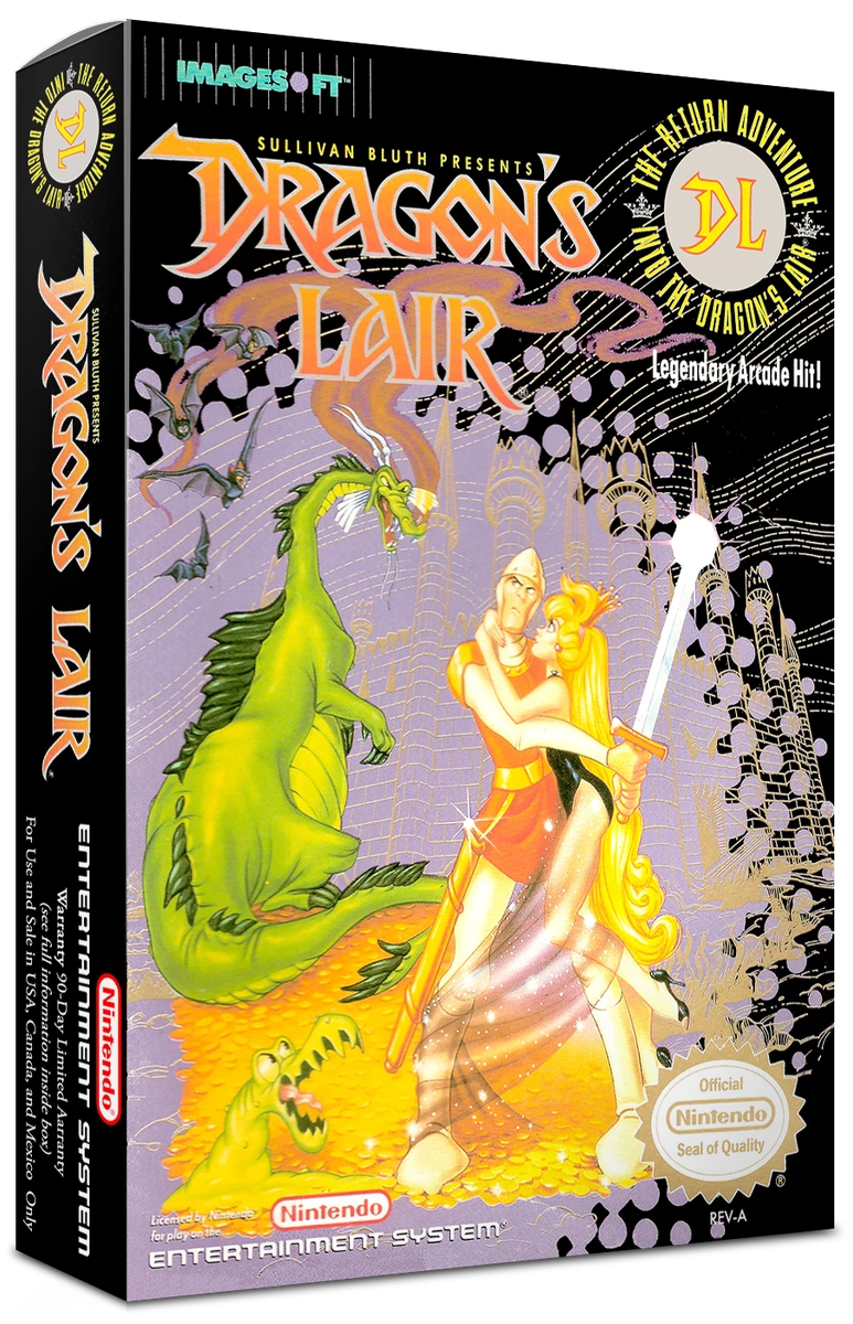 Dragon's Lair box art