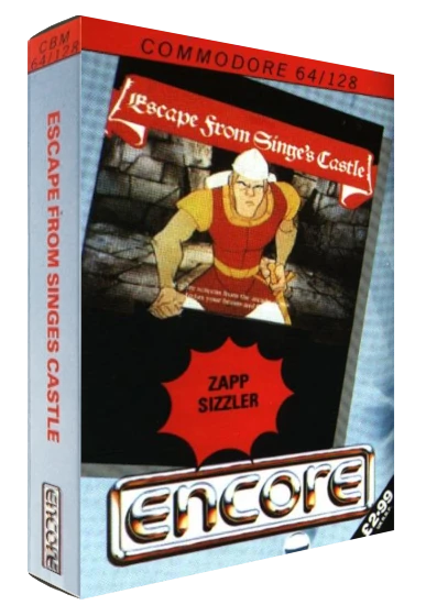 Dragon's Lair Part II Escape from Singe's Castle box art