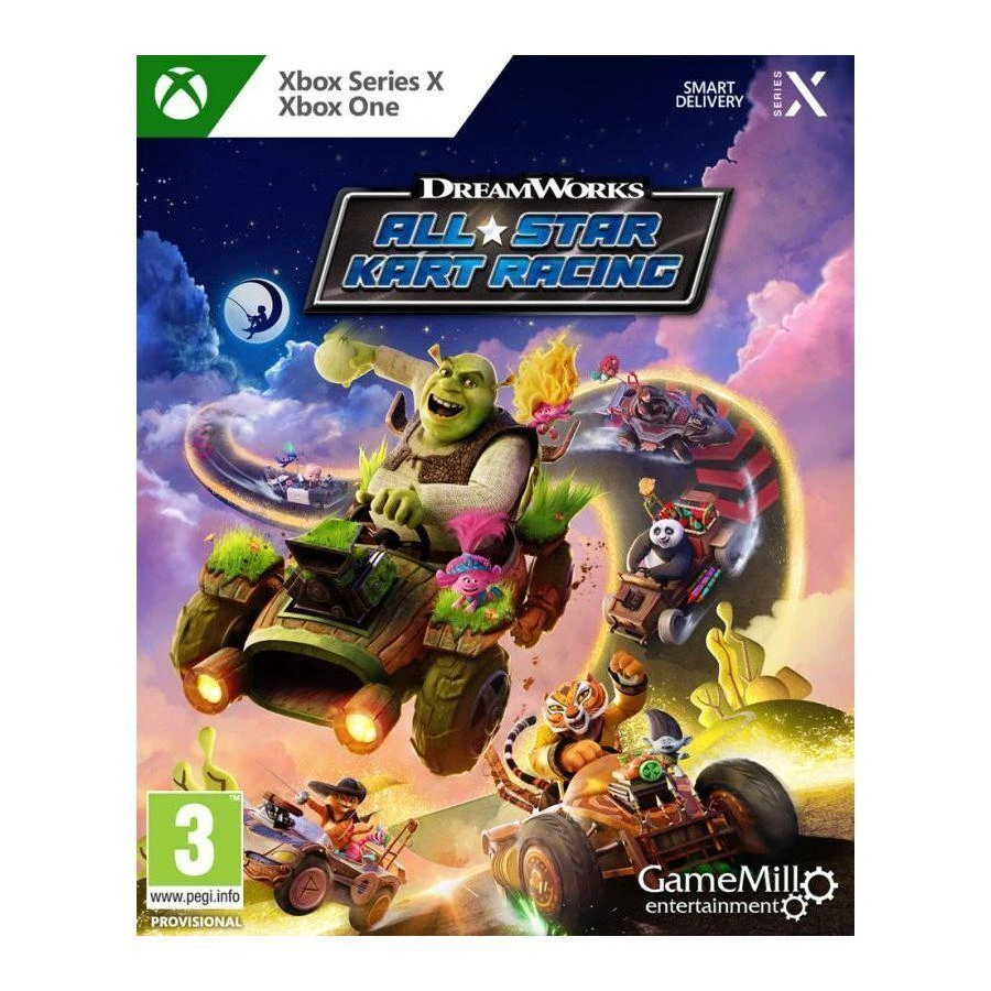 DreamWorks All-Star Kart Racing box art