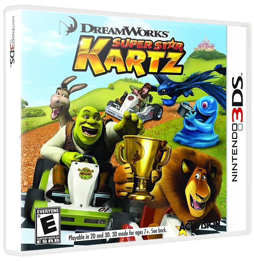 Dreamworks Super Star Kartz box art