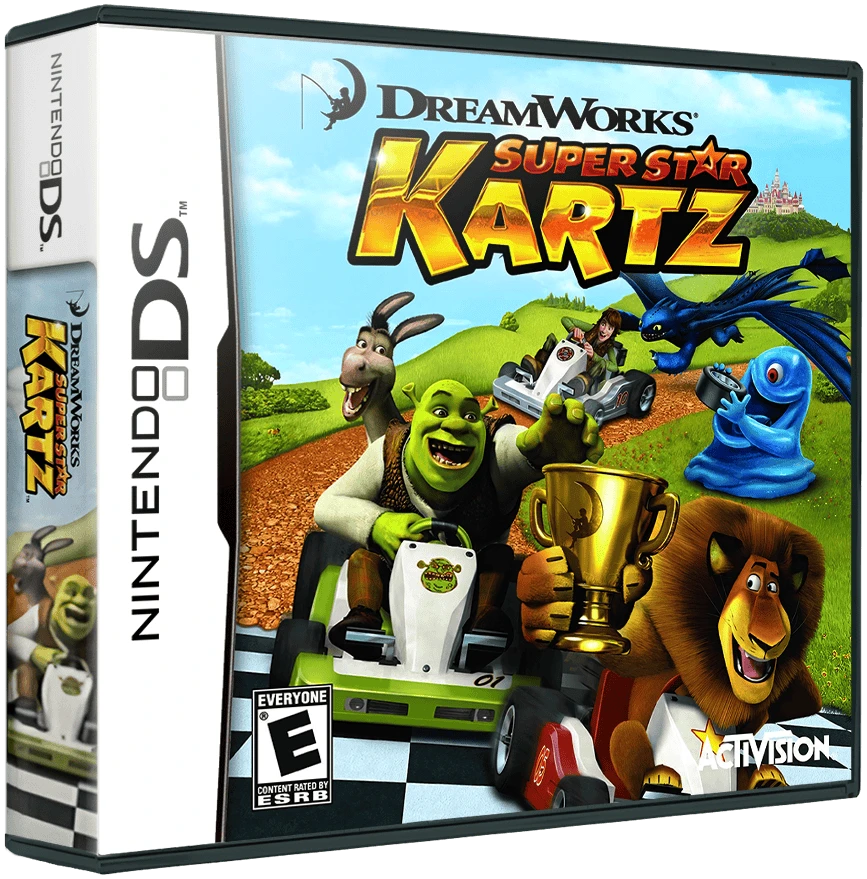 Dreamworks Super Star Kartz box art