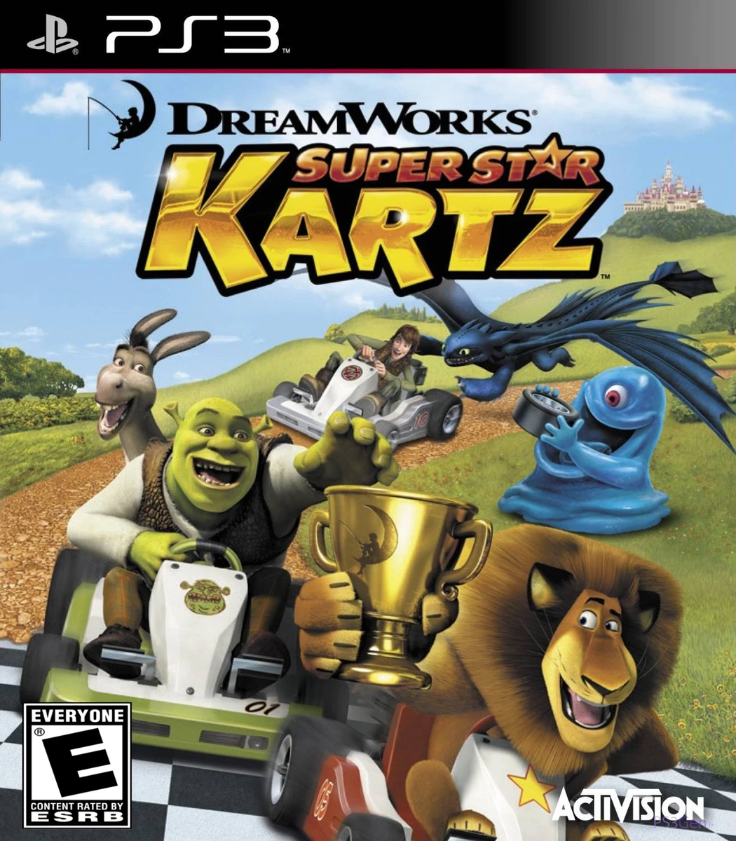 Dreamworks Super Star Kartz box art