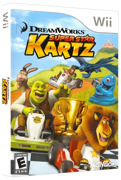 Dreamworks Super Star Kartz box art