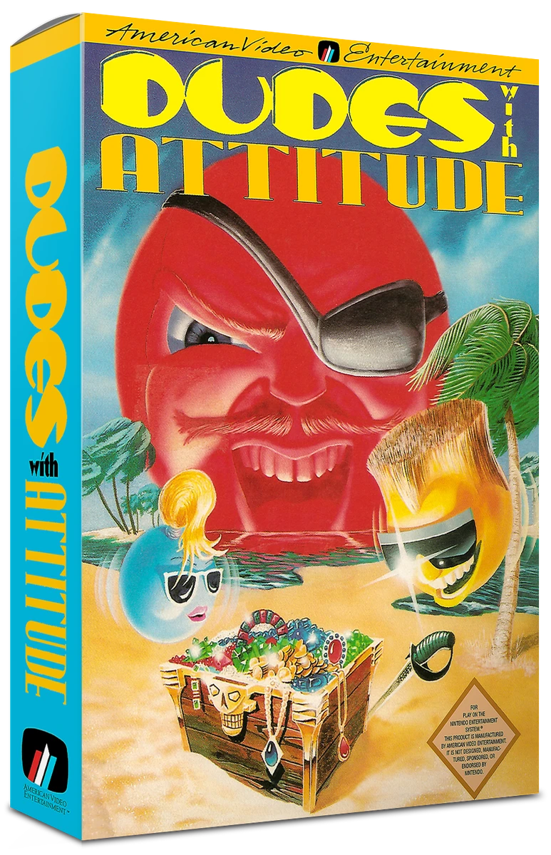 Dudes with Attitude box art