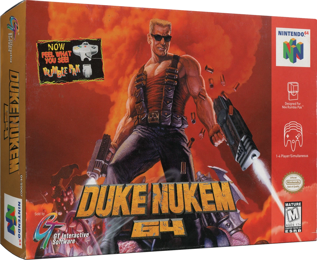 Duke Nukem 64 box art