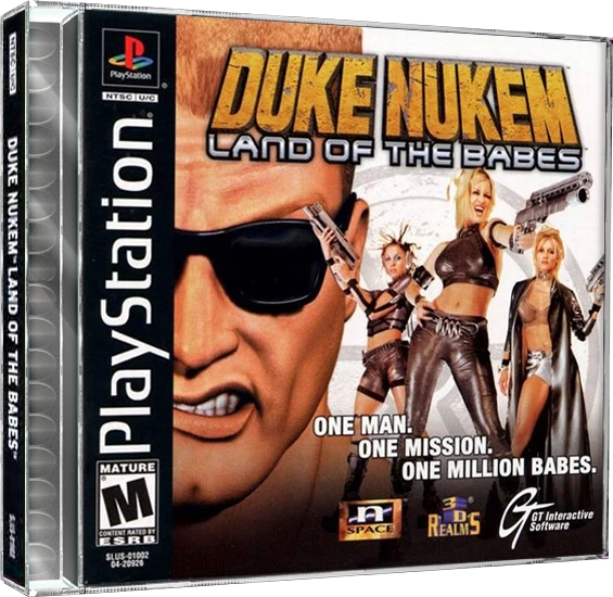 Duke Nukem Land of the Babes box art