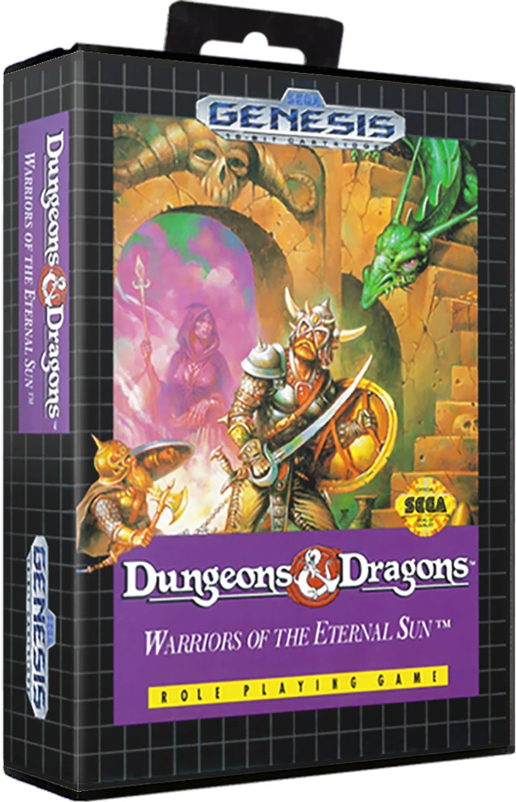 Dungeons & Dragons Warriors of the Eternal Sun box art