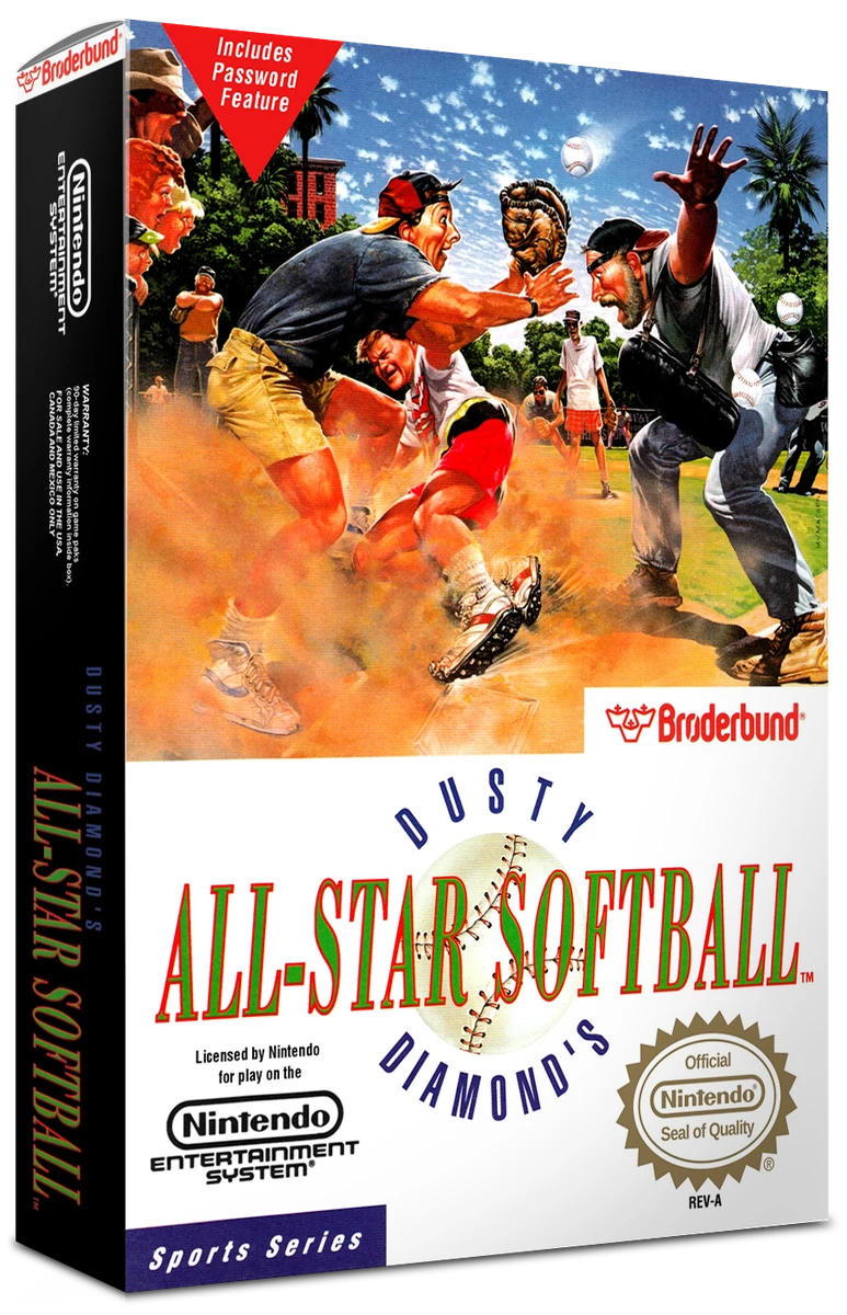 Dusty Diamond's All-Star Softball box art
