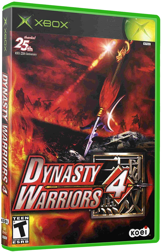 Dynasty Warriors 4 box art