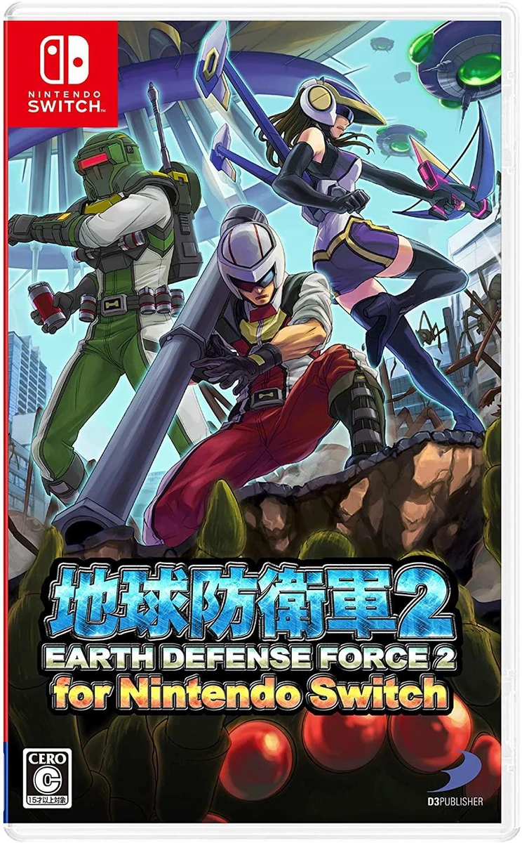 Earth Defense Force 2 for Nintendo Switch box art