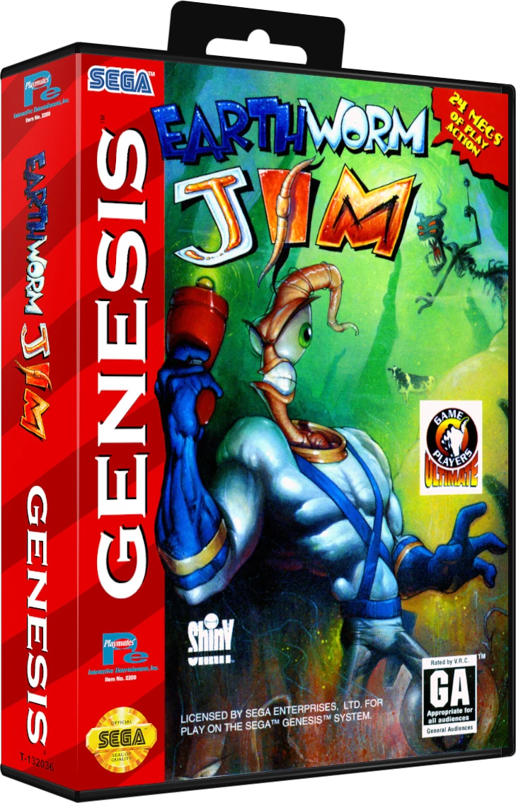Earthworm Jim box art