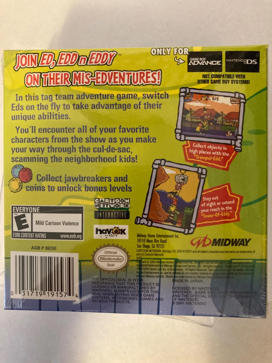 Ed Edd N Eddy Mis-Edventures box art
