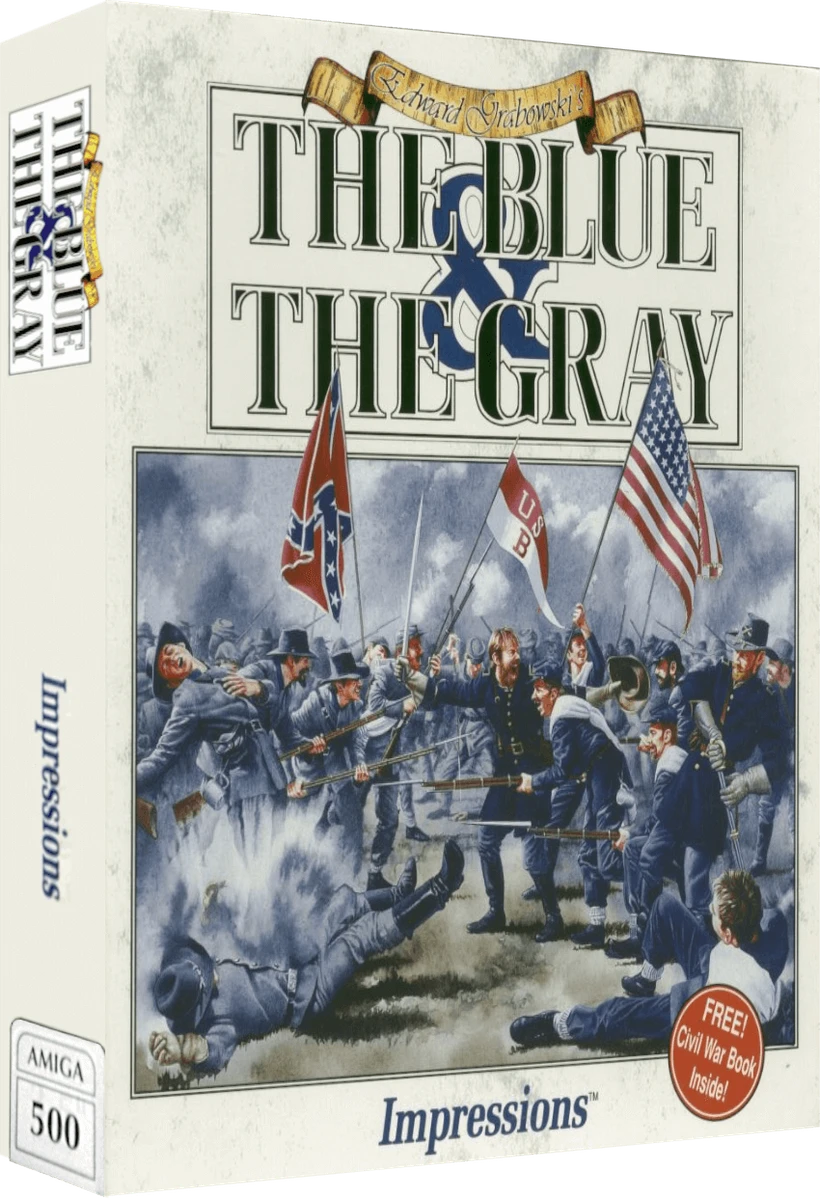 Edward Grabowski's The Blue & The Gray box art