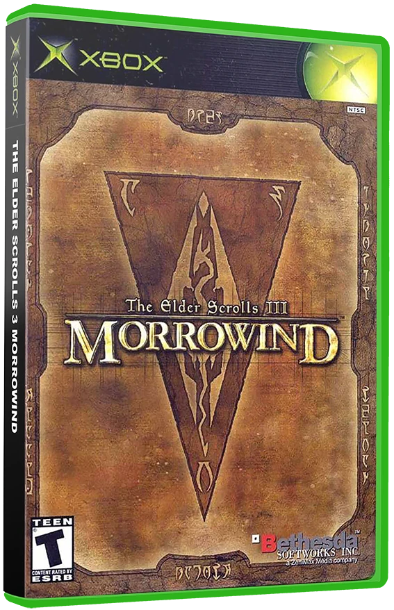Elder Scrolls III Morrowind box art