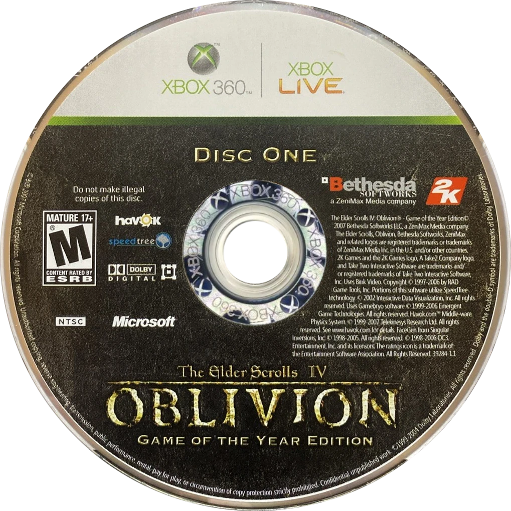 Elder Scrolls IV: Oblivion [Game of the Year Edition] box art