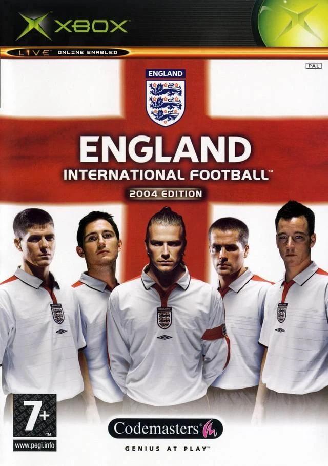 England International Football box art