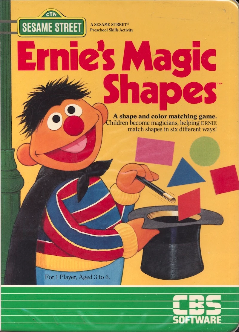 Ernie's Magic Shapes box art