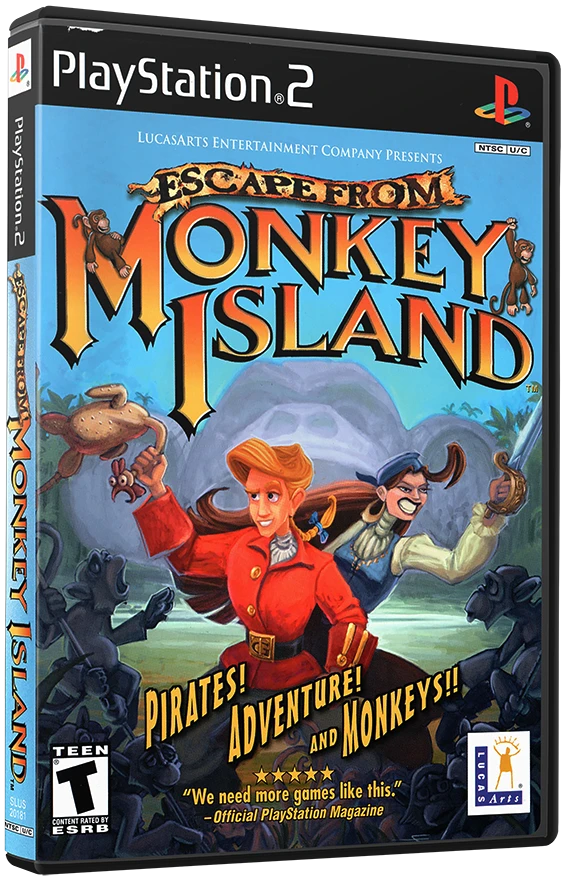 Escape from Monkey Island box art
