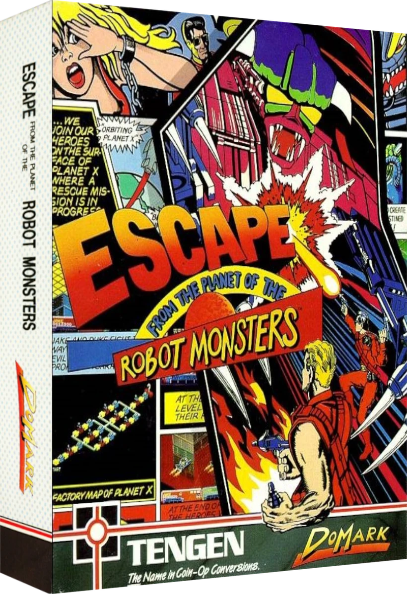 Escape From The Planet Of The Robot Monsters box art