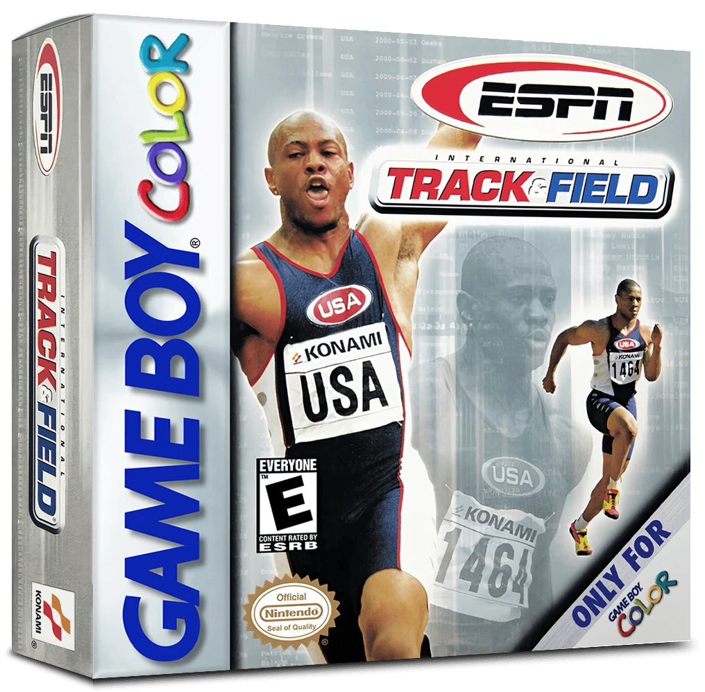 ESPN International Track and Field box art